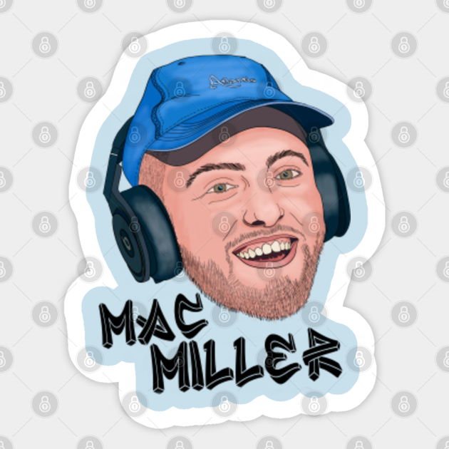 Mac Miller Font 8 Transparent Mac Miller Sticker TeePublic